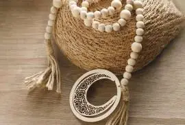Sublimez votre intérieur pour le ramadan avec notre décoration murale de perles 