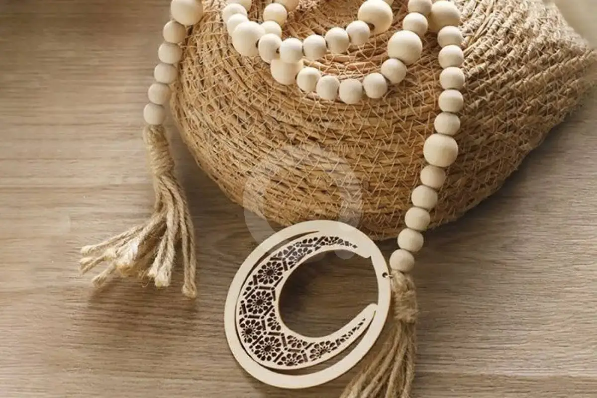 Sublimez votre intérieur pour le ramadan avec notre décoration murale de perles