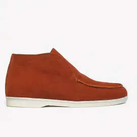 Volcano open walk chukka boots rouge brique