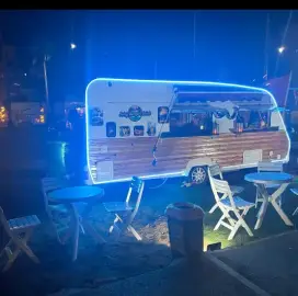 Caravane mobile pour restauration