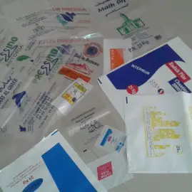 Sachet et rouleaux plastique personnalisé PE