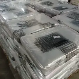 Sachet a fermeture rabattable transparent adhésif pe et pp